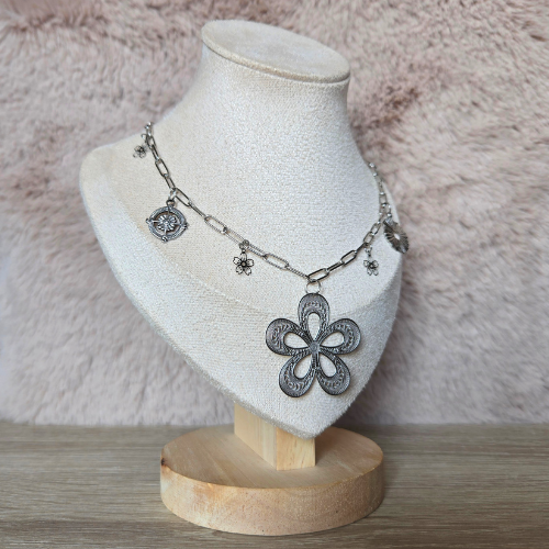 Bedelketting Boho Flower