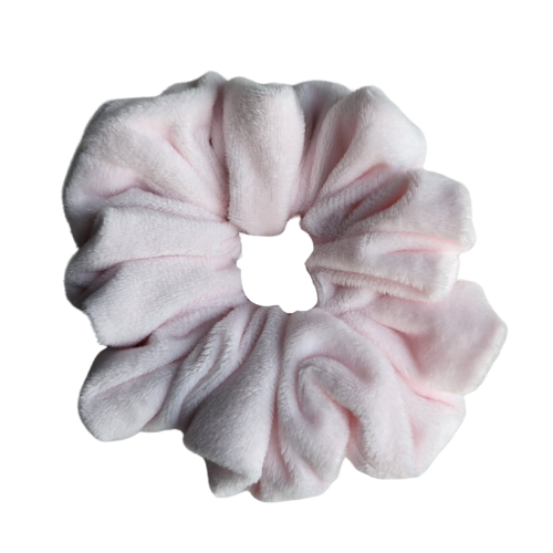Blush Velvet Scrunchie