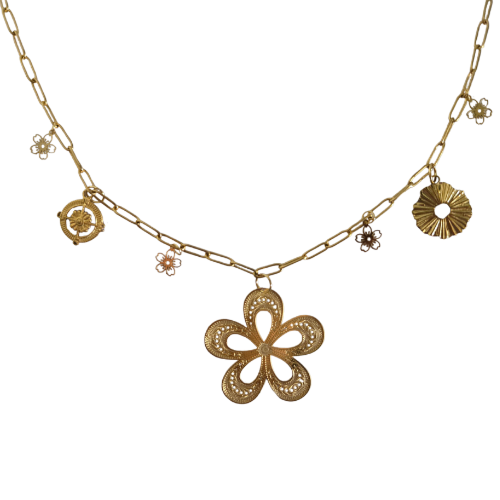 Bedelketting Boho Flower