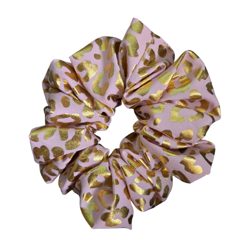 Pink Panthera Scrunchie