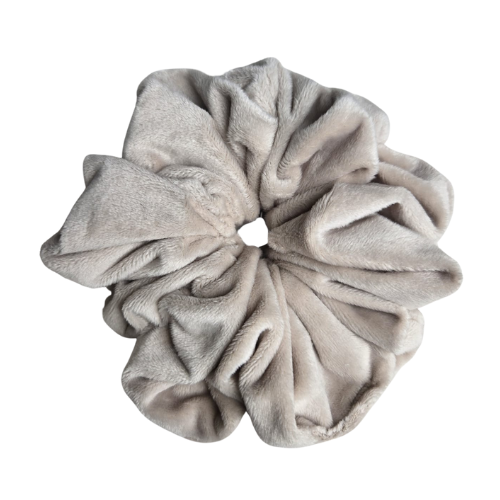 Sand Velvet Scrunchie
