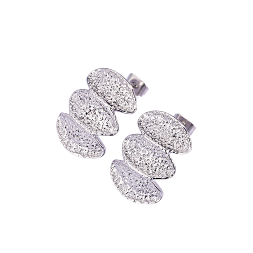 Prachtige zilverkleurige oorbellen met een chique uitstraling - stijlvolle dames oorbellen