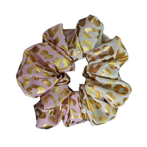 Two Toned Panthera Scrunchie